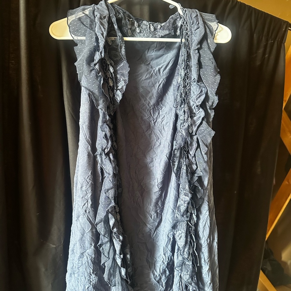 Tribal Navy Lace Dress